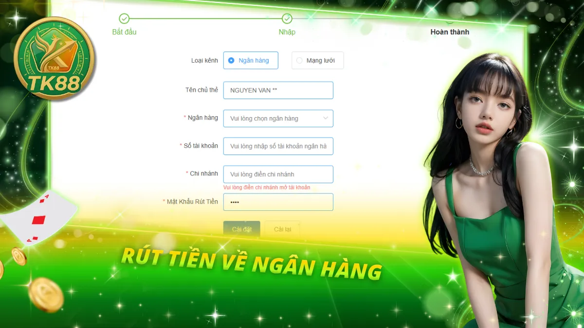Tiền thắng về tài khoản đúng hạn là thước đo uy tín rõ của nhà cái